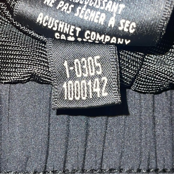 FOOTJOY DRYJOYS Mens Black Short Sleeve Button up Zip up Hidden Pocket Size Med - Picture 15 of 16